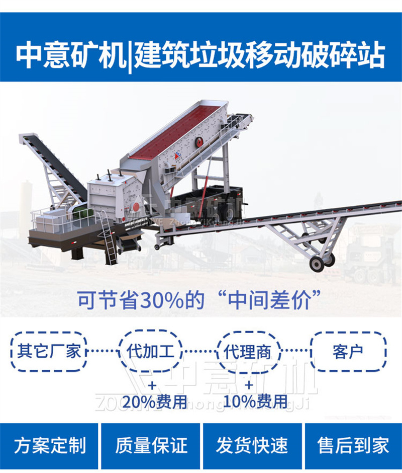 建筑垃圾移動破碎站 建筑垃圾移動破碎站