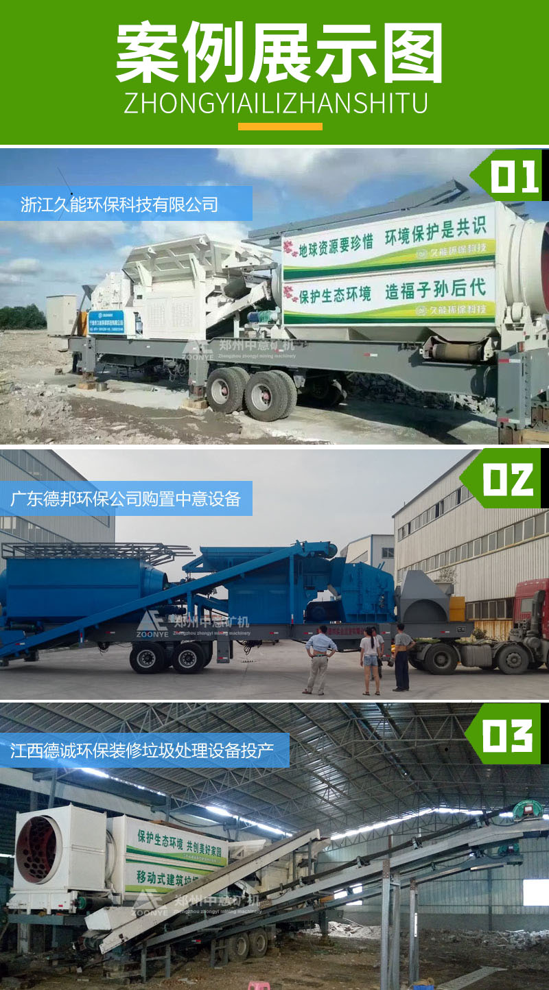 裝修垃圾再生處理設備銷售案例