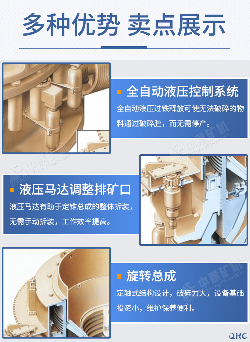 多缸液壓圓錐破優(yōu)勢