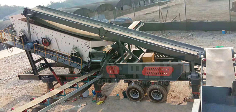 移動式破碎機處理建筑垃圾