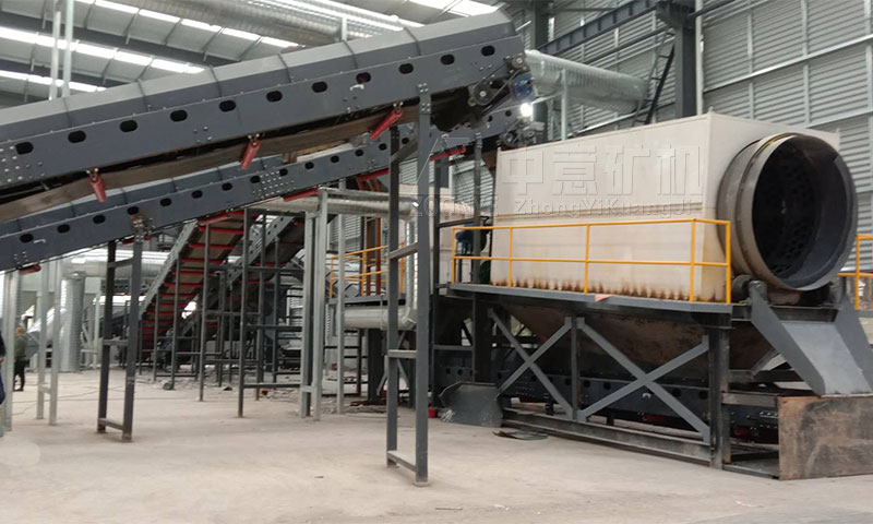 江蘇遠康建筑垃圾處理現(xiàn)場