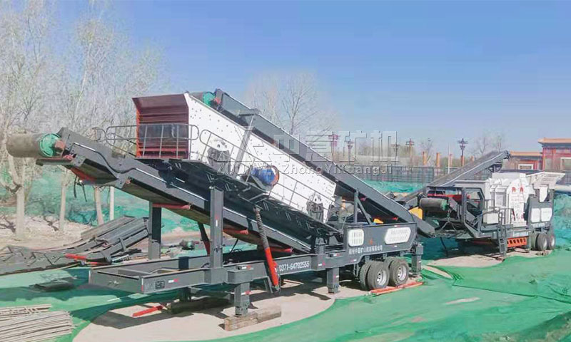 湖北武漢建筑垃圾處理現(xiàn)場