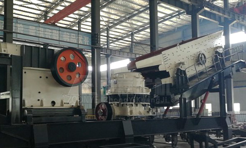 湖北鄂破+圓錐篩分一體機