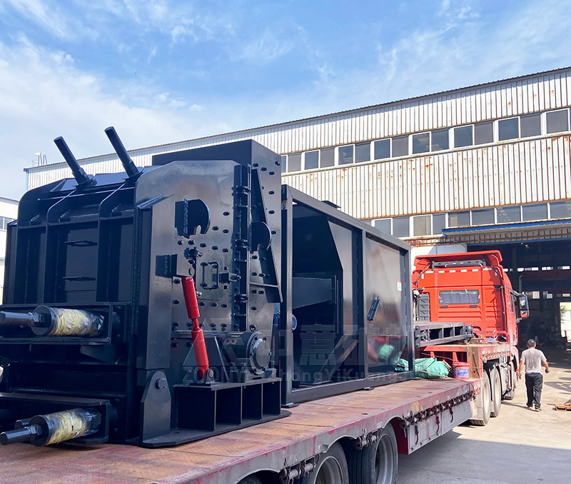 裝修垃圾破碎機+輕質物風選機