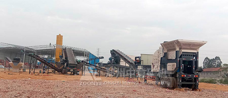 移動(dòng)破碎機(jī)在江蘇使用現(xiàn)場(chǎng)