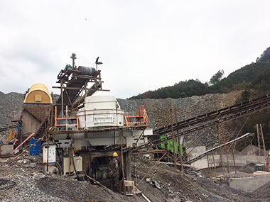 時產50-80噸的小型移動砂石料生產設備砂石料加工效果如何？多少錢一套？