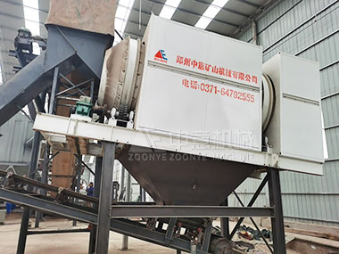 裝修垃圾處理設備生產現場，實現高效分揀的方案流程