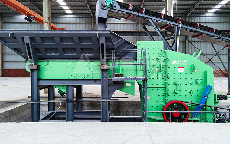 給料機+反擊式破碎機 給料機+反擊式破碎機