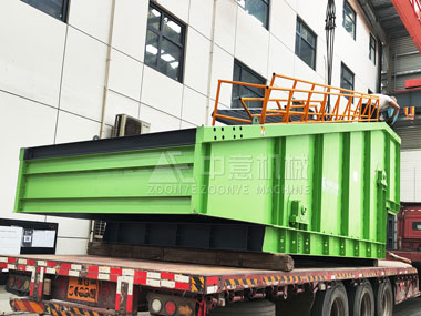 高效篩分！中意機械裝修垃圾設備駛向客戶現場