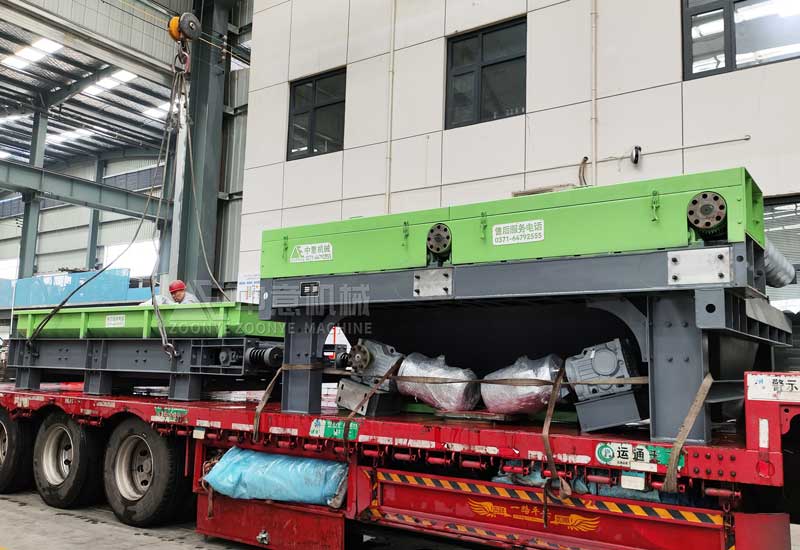 生活垃圾處理設(shè)備裝車完成